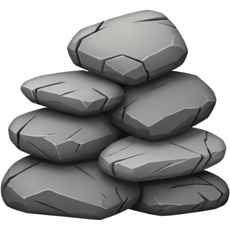 Stone emoji