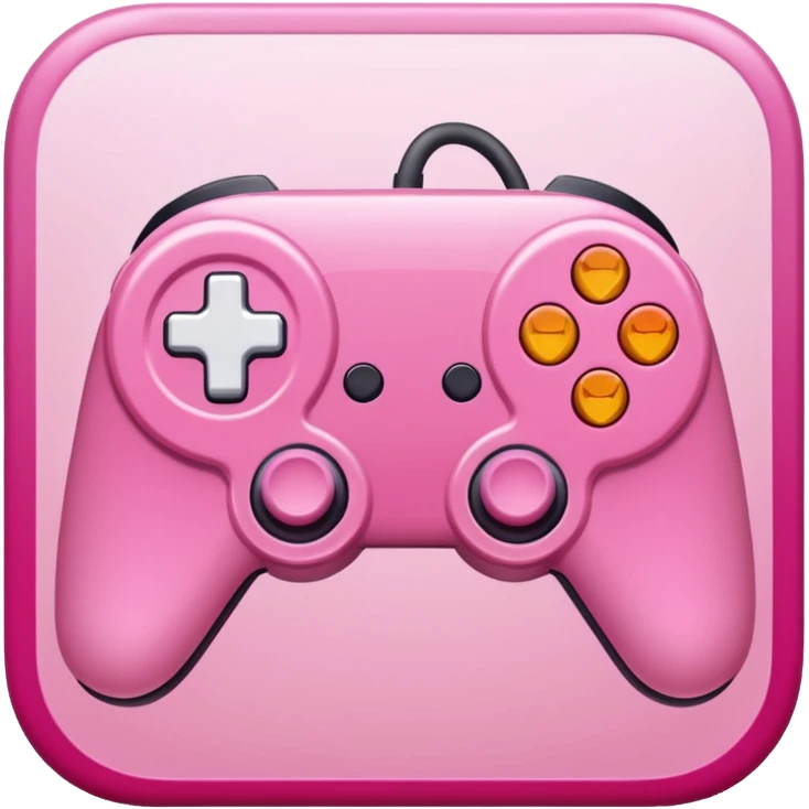 mix light pink dark pink and white girly gamer app emoji