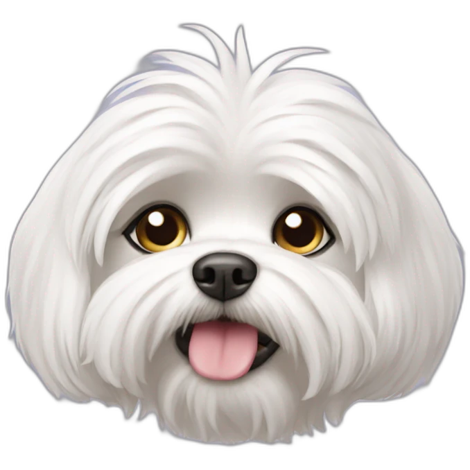 Maltese dog emoji