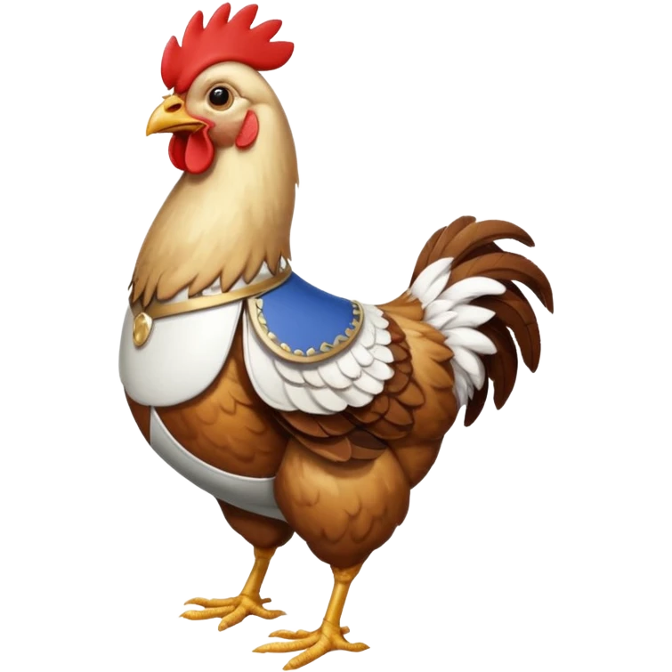 Chicken jokey emoji