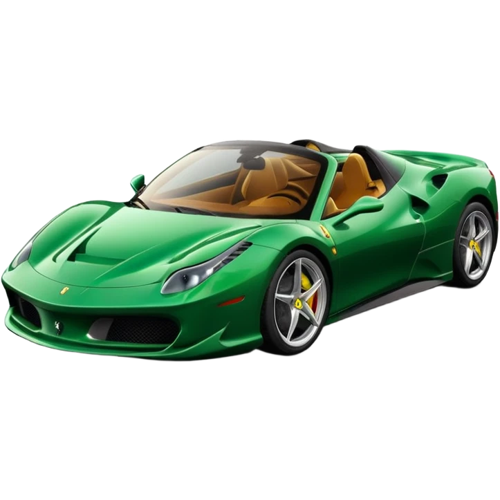 green ferrari emoji