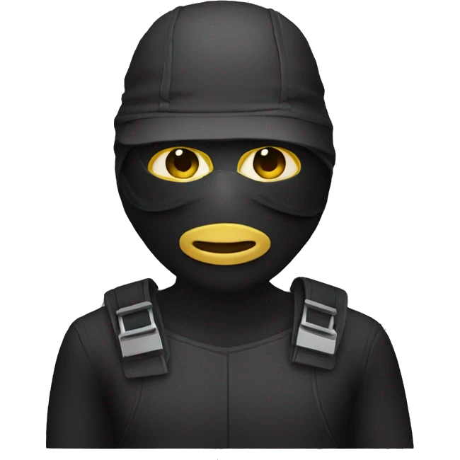 Masked man emoji