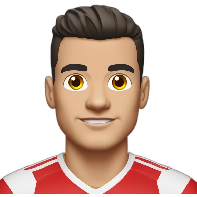 Arsenal Football club granit xhaka red shirt emoji