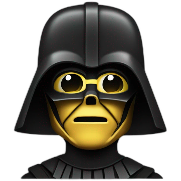 darck vador whit a god michel emoji