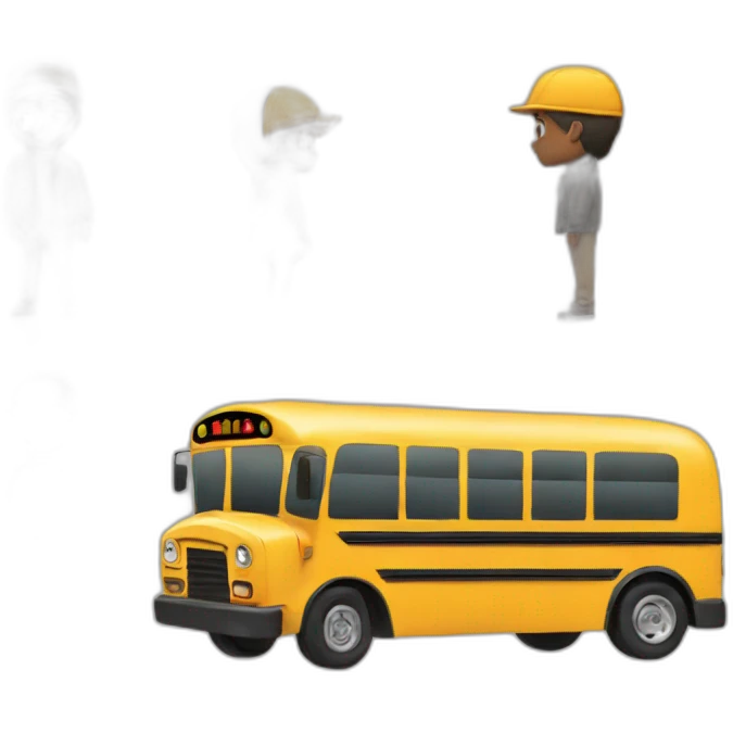 boy fall bus emoji