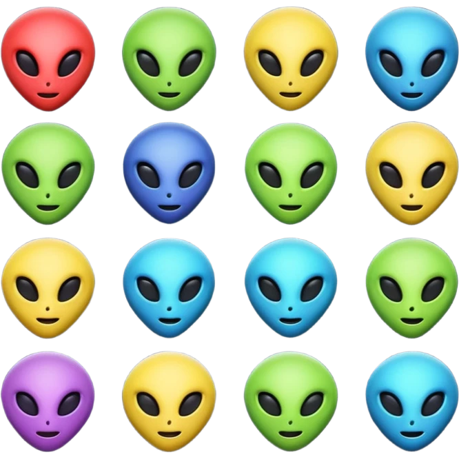 Alien emojis emoji