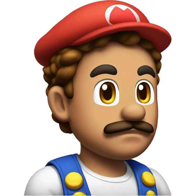 Mario is pregnant emoji
