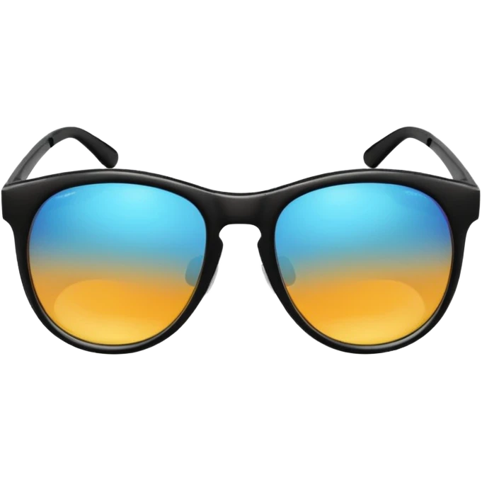 Sunglasses with the number 67 on them emoji