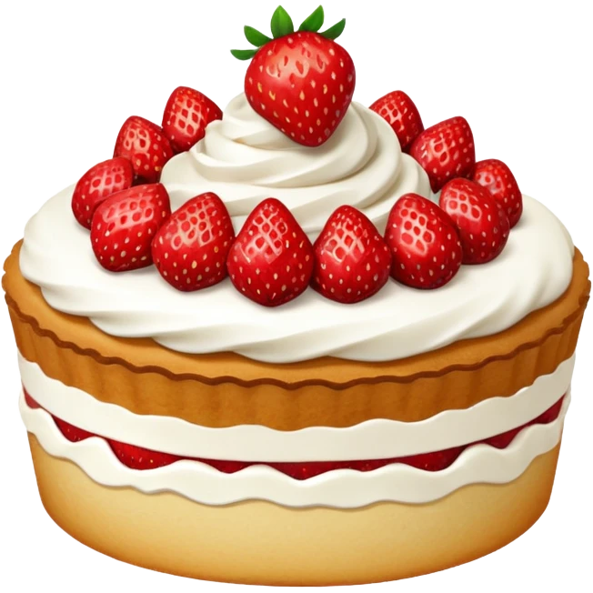 Strawberry chiscake emoji