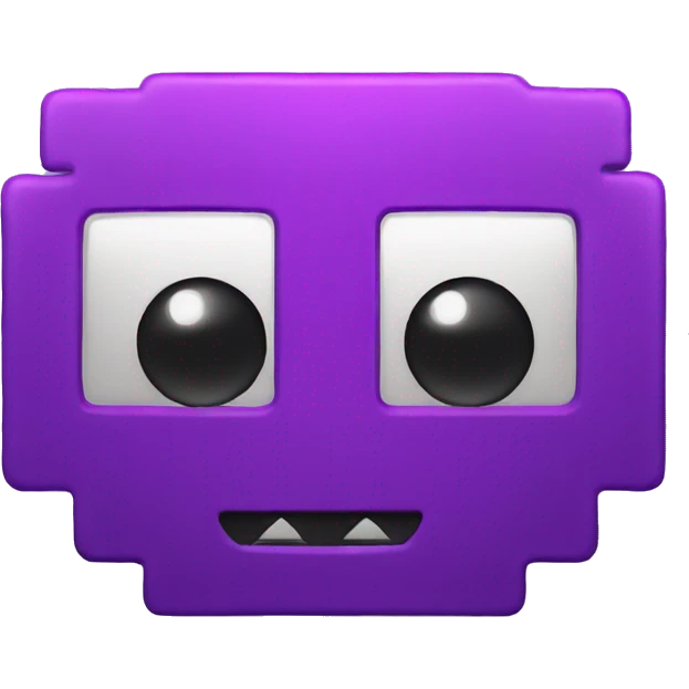 purple space invader emoji