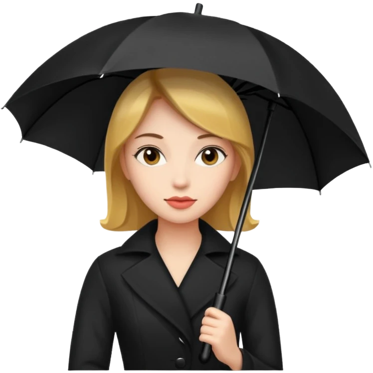 HOLDİNG UMBRELLA WOMAN emoji