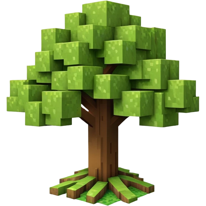 Minecraft tree emoji