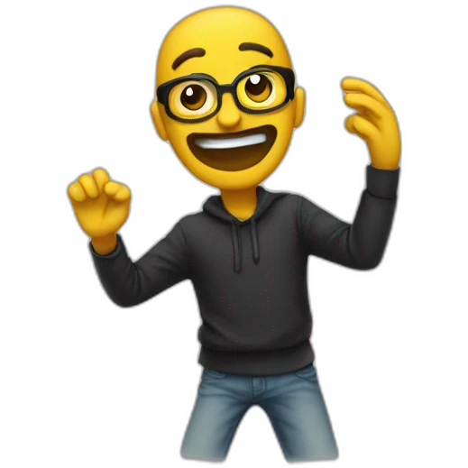 persona che fa la dab emoji