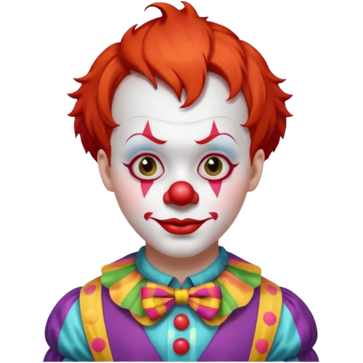 clown with short hair emoji