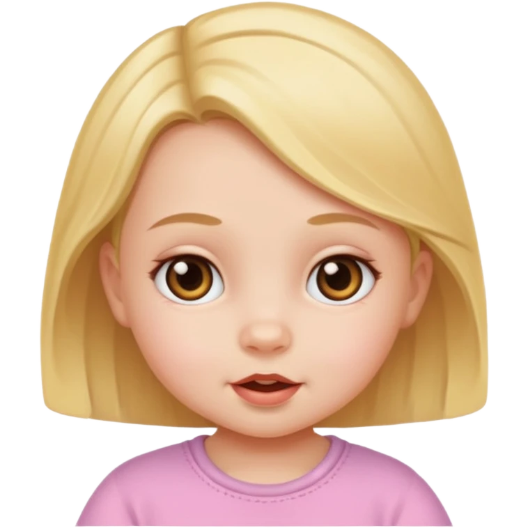 Baby girl emoji