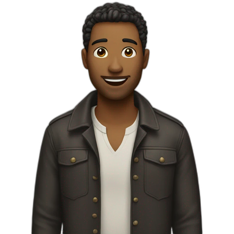 Homme sang emoji