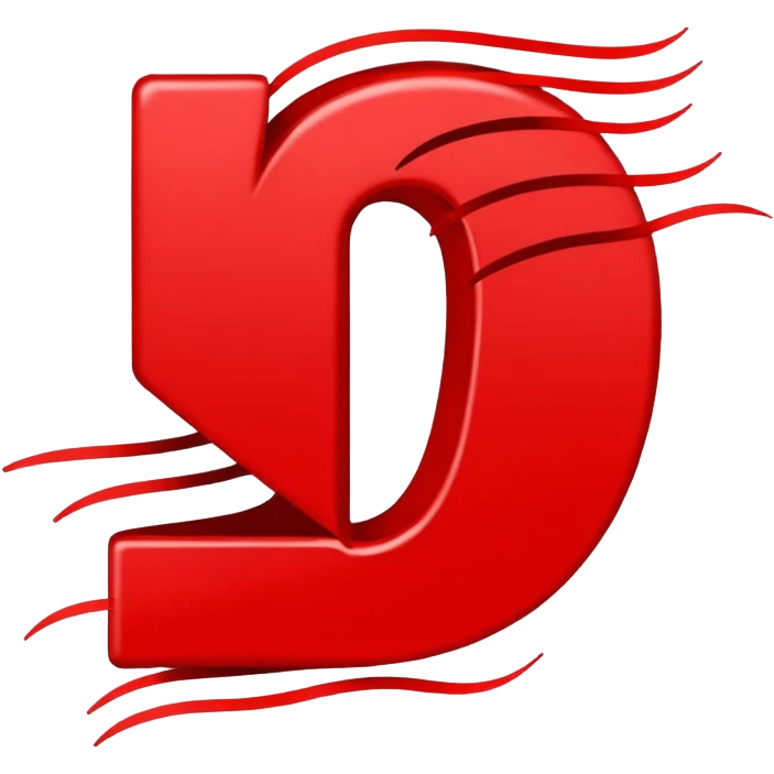 number 5000 styled like classic red 100 emoji, bold, double underlined, with motion lines, vibrant energetic look emoji