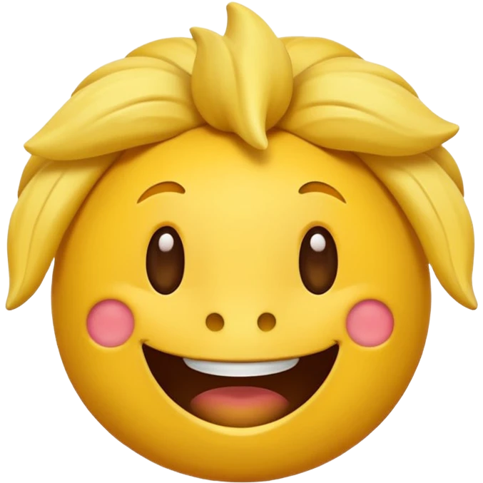 Crea un emogi feliz con cuernos emoji