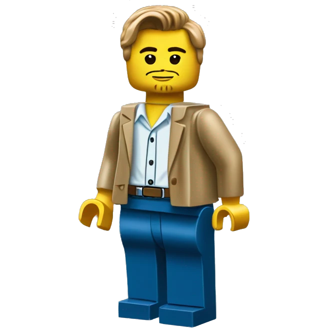 LEONARDO DICAPRIO lego full body emoji