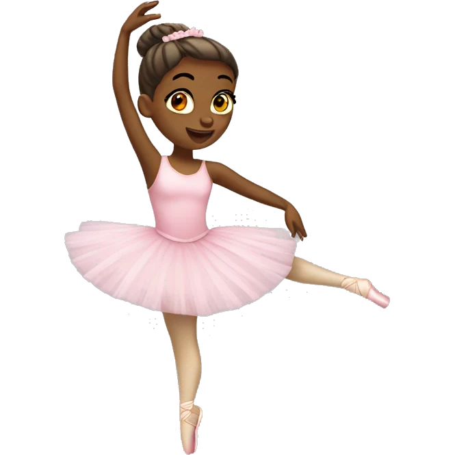 funny ballerina emoji