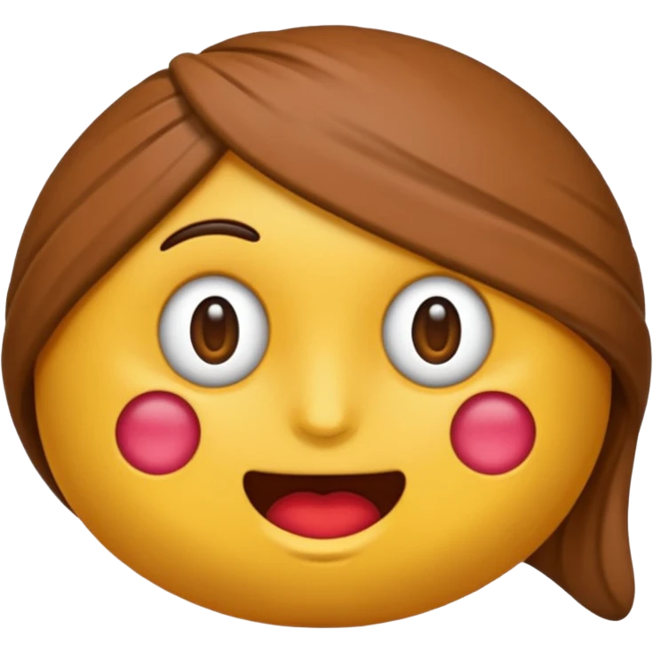 Um emoji da fruta tâmara, faça a do estilo de todas as outras frutas emoji