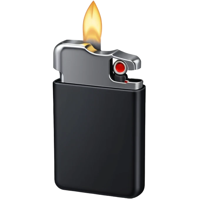 black lighter emoji