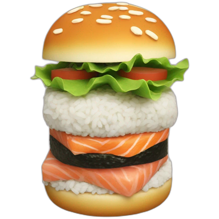 sushi-burger emoji