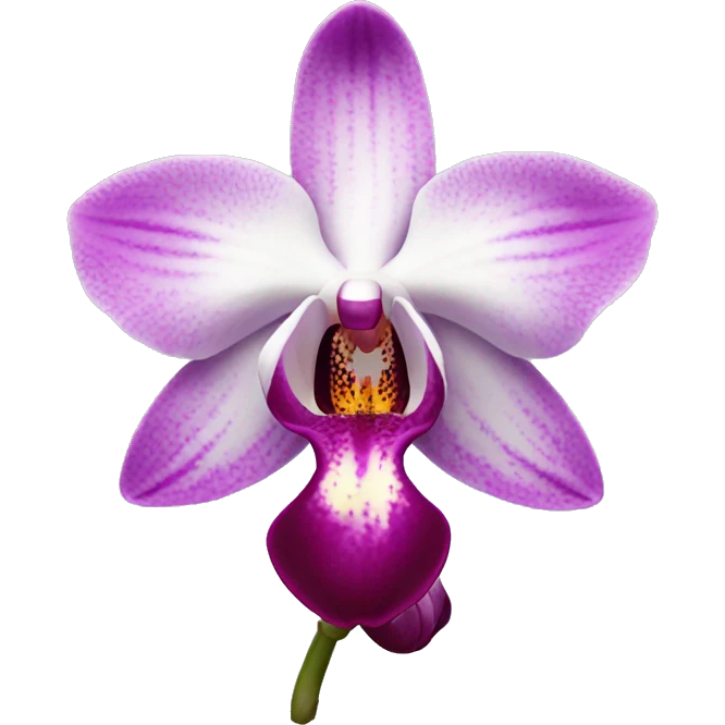 orchid flower emoji