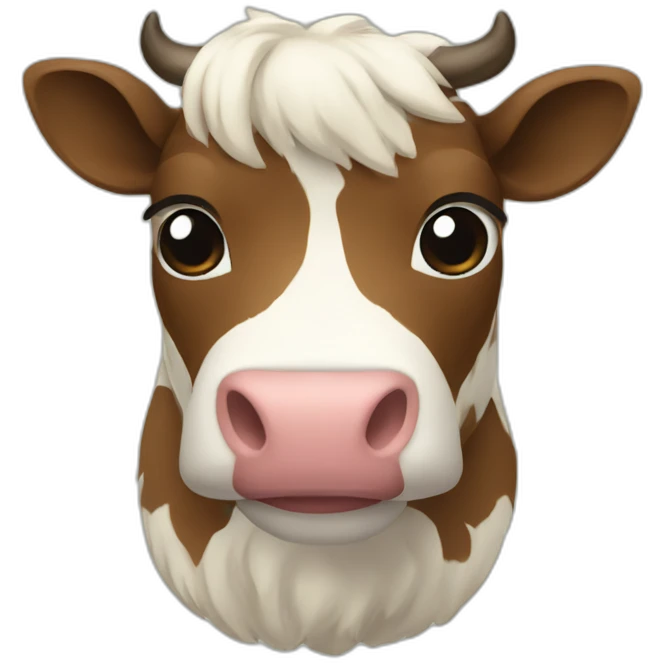 vaca que rie emoji