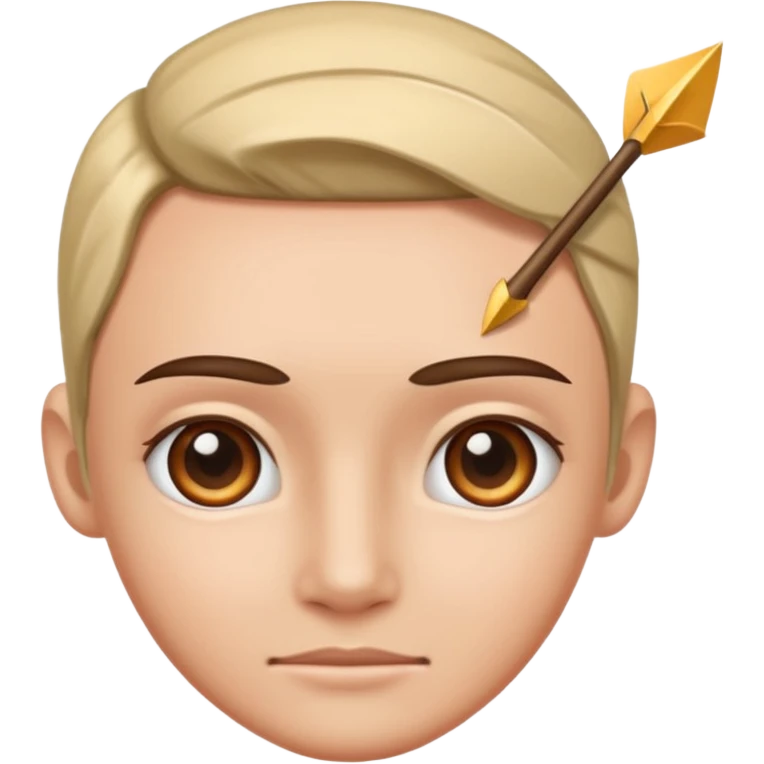 forhead with an arrow symbol in the center emoji