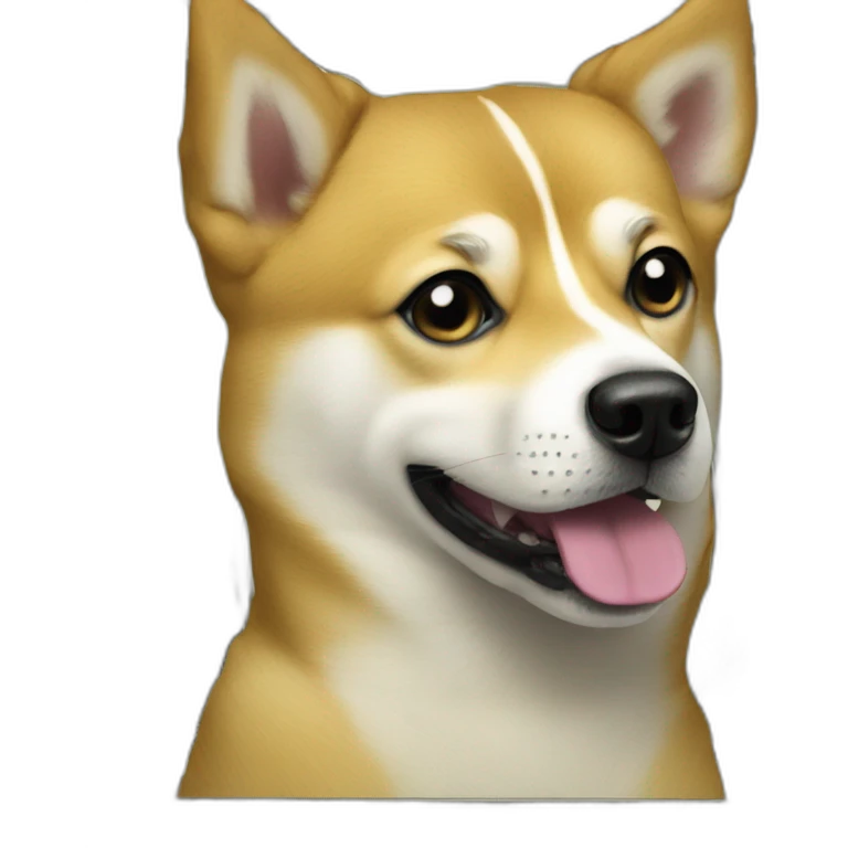 doge on a dollar bil emoji