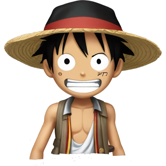 Monkey D Luffy from One Piece  emoji