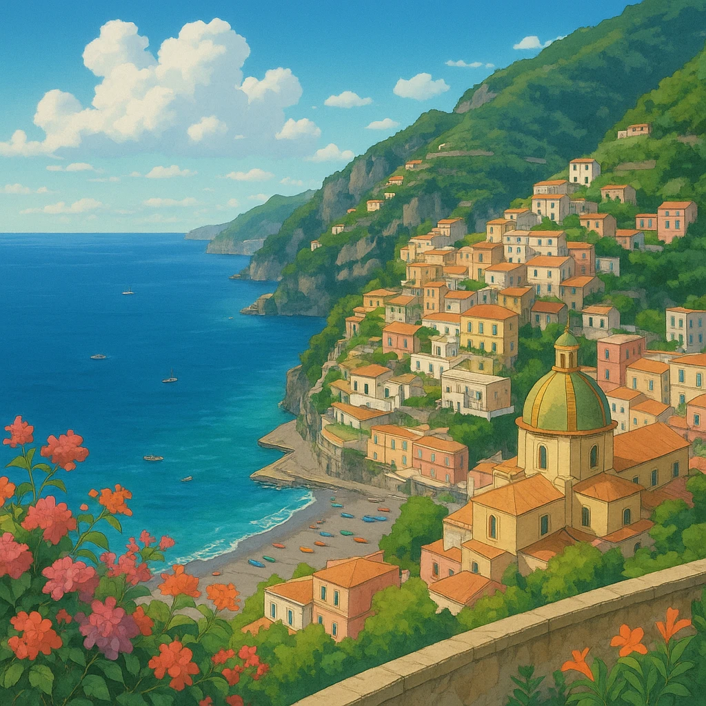 amalfi coast, italy emoji