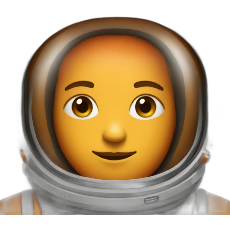 astronaut orange suit emoji