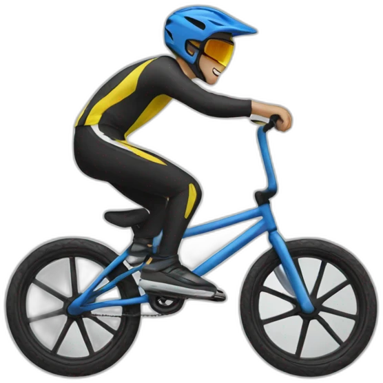 Bmx race emoji