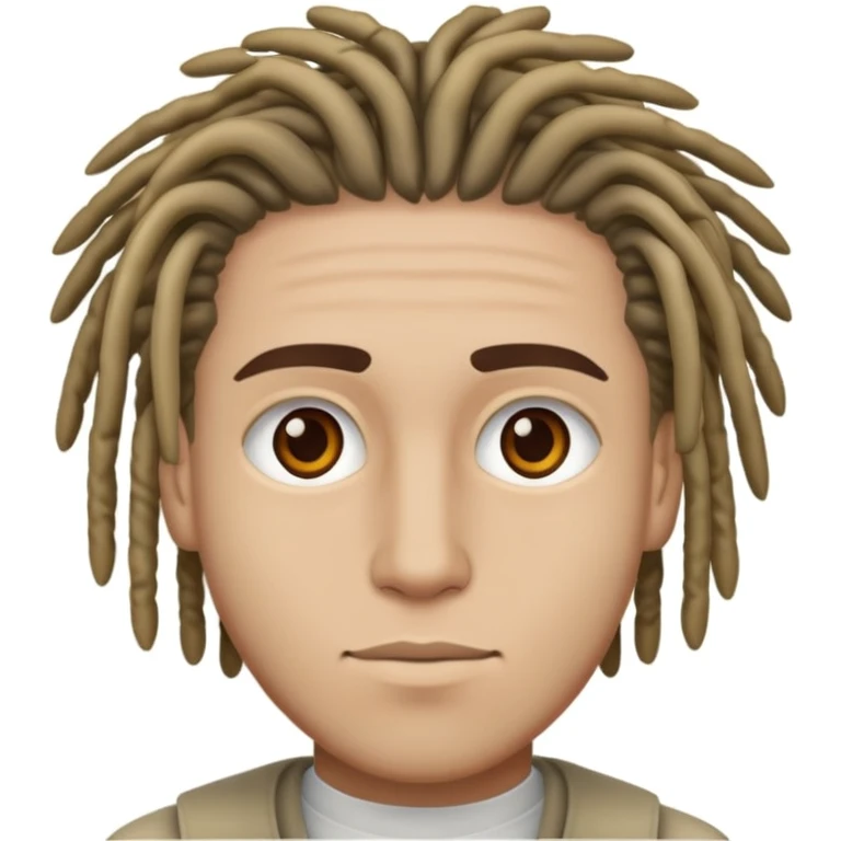 Light tone man with short dreads emoji
