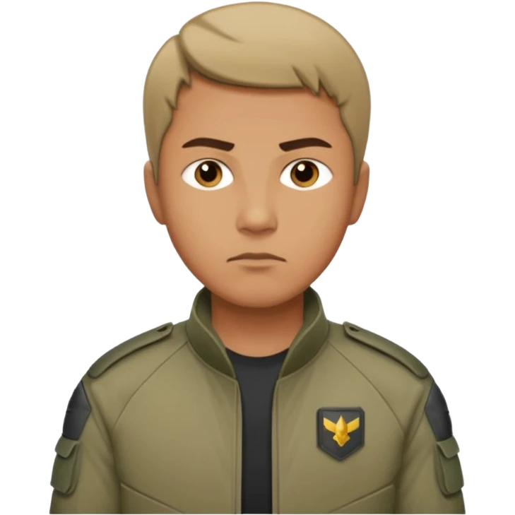 man wearing bullet proof jocket emoji