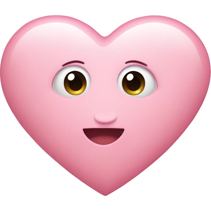 A light pink heart emoji
