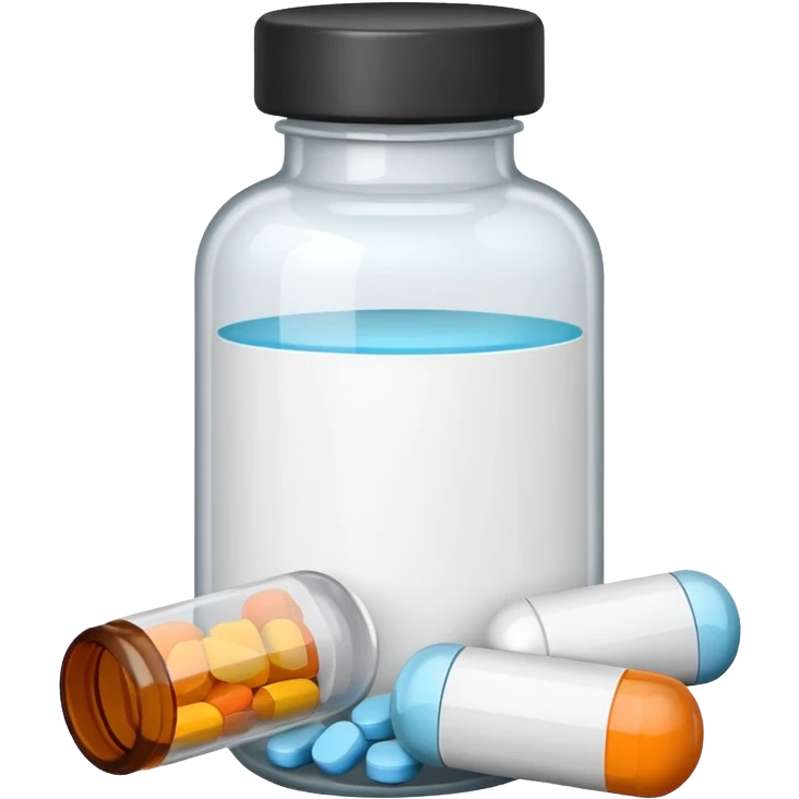 A bottle of pills  emoji