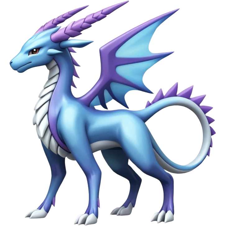 dialga-suicune-hybrid, full body emoji