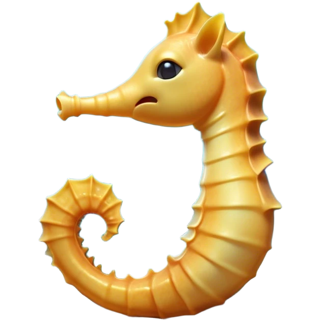 Cinematic Cute Yawning Sea Horse Portrait Emoji, Head tilted slightly with a dramatic, wide-open yawn, showcasing a petite, elegantly curved seahorse with a softly drooping tail and sleepy, half-closed eyes, Simplified yet irresistibly adorable features, highly detailed, glowing with a soft, cozy aquatic glow, high shine, relaxed yet expressive, stylized with a dash of whimsical marine charm, soft glowing outline, capturing the essence of a drowsy yet affectionate seahorse that appears ready to stretch out for a nap! emoji