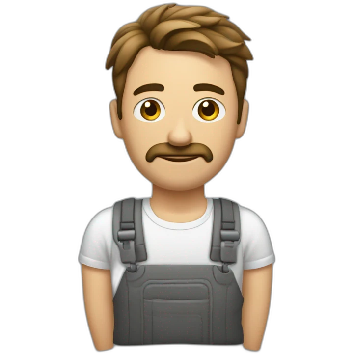hombre mecánico con herramientas emoji