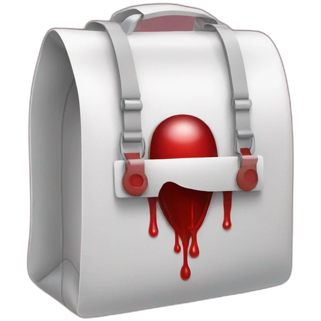 blood in medical bag emoji