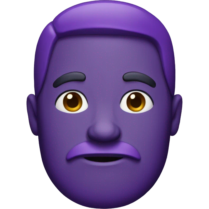 Purple guy emoji