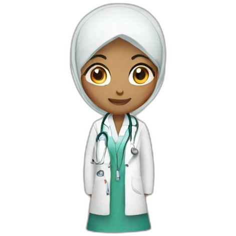 Hijab doctor emoji
