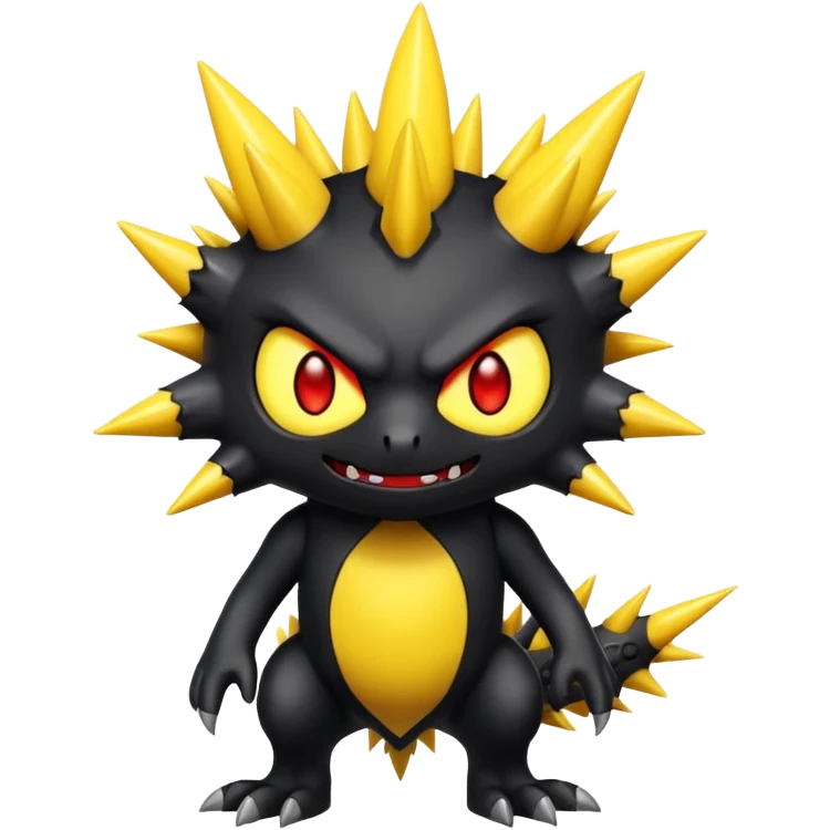 Cute badass cool cartoonic anime-Fantasy-Fakémon-creature (full body) emoji