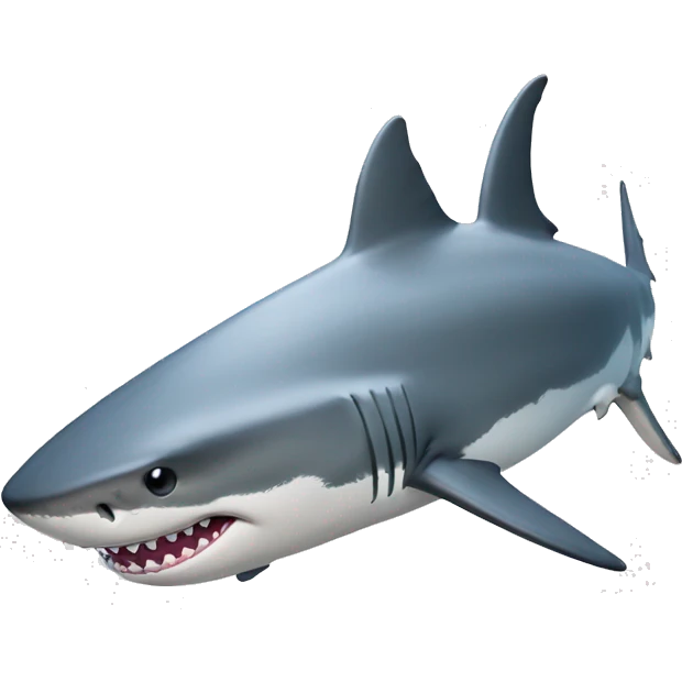Great white shark emoji