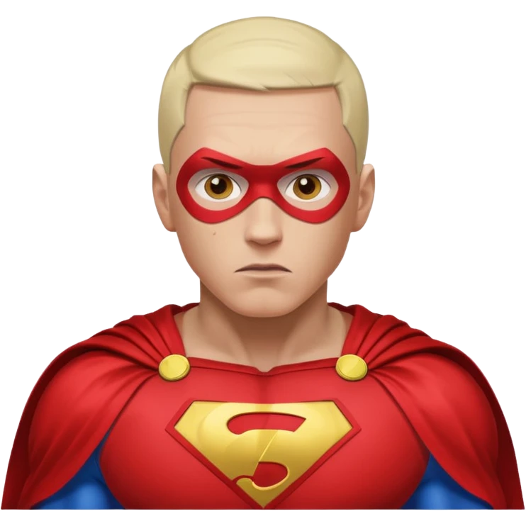 Eminem as a superhero emoji