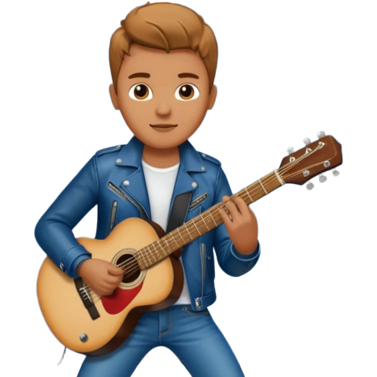 guitar rock player  emoji