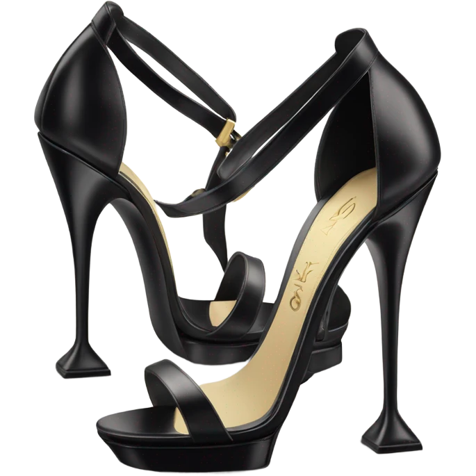 OPYUM YSL HEEL SANDAl emoji